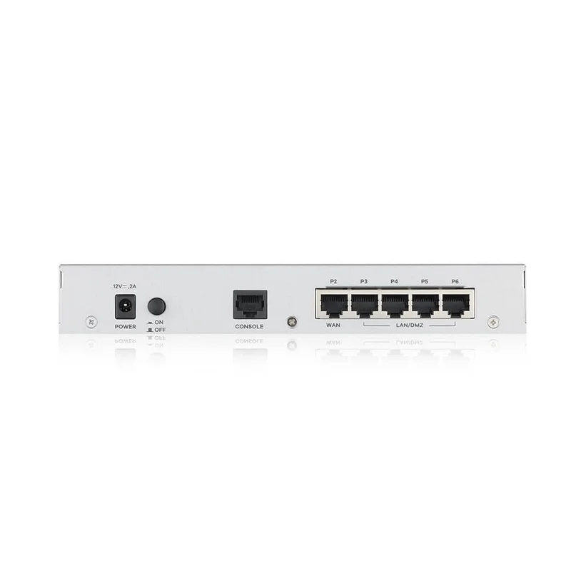 ZyXEL USG FLEX 50 HP, 5 Gigabit user-definable ports, 1*1G PoE+, 1*USB with 1 YR Entry Defense Pack