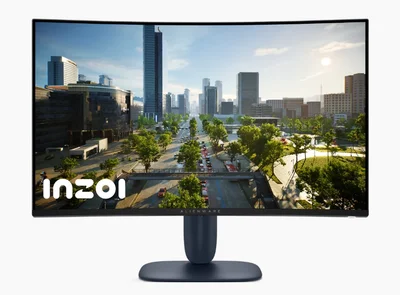 Монитор Dell Alienware AW3225DM 31.5" Curved WQHD VA 1ms 180Hz FreeSync HDR черен
