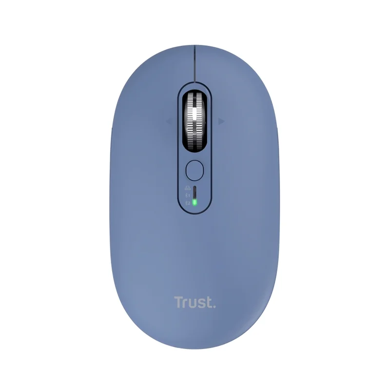 TRUST Seron Slim Multi-Wireless Hyperscroll Mouse Blue