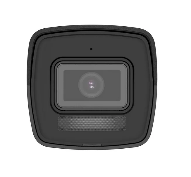 HikVision 8 MP Smart Hybrid Light Fixed Bullet Network Camera, 2.8mm, F2.0, IR, White Light up to 30m, 120 dB WDR, H.265+, IP67, built-in microphone, built-in memory card slot, support micro SDXC (512GB), 12Vdc/PoE 6.5W