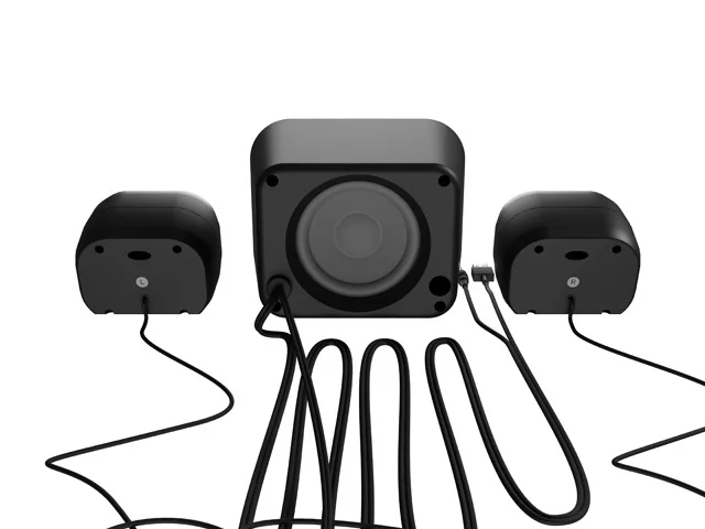 Тонколони NATEC Pug 2.1, 11 W, Черни