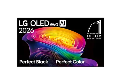 LG OLED42C61LA, 42" OLED evo, 4K (3840 x 2160), DVB-C/T2/S2, Alpha 11 AI 4K Gen3, 120Hz Native (VRR 165Hz), ThinQ AI, HDR10, NVIDIA G-SYNC, AMD FreeSync, Dolby Vision, Dolby Atmos, AI Agent, Wi-Fi 6E, Bluetooth, eARC (HDMI 2), USB, Airplay 2, CI slot, Mu