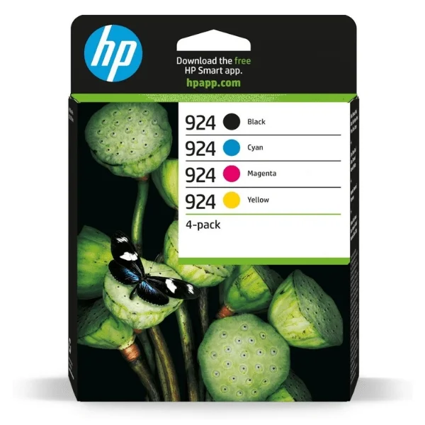 HP 924 CMYK Ink Cartridge 4-Pack