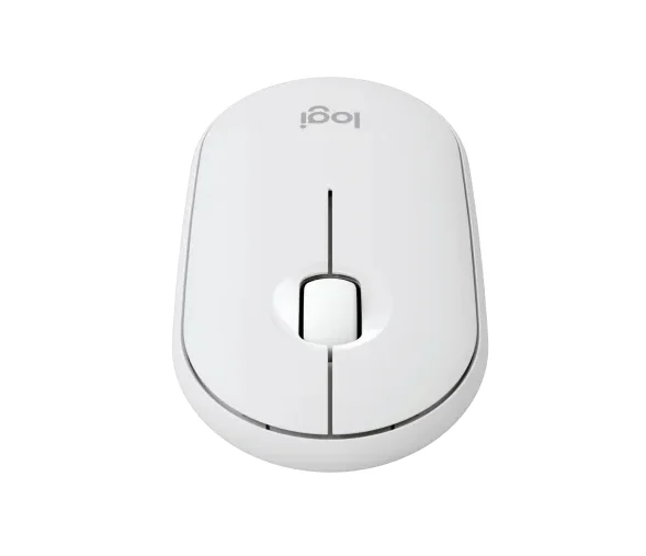 LOGITECH M350S Pebble 2 Bluetooth Mouse - TONAL WHITE