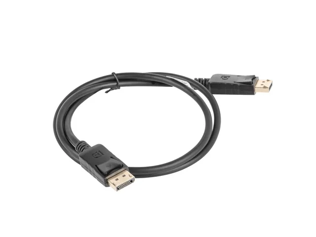 DisplayPort кабел Lanberg 1m 4K, черен