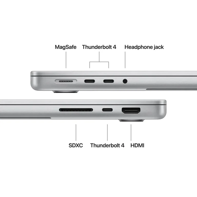 Apple 14-inch MacBook Pro: Apple M5 chip with 10-core CPU and 10-core GPU, 16GB, 1TB SSD - Silver