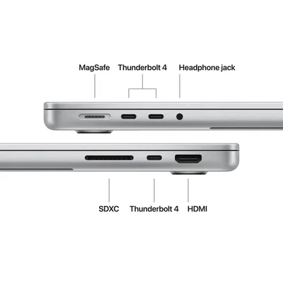 Apple 14-inch MacBook Pro: Apple M5 chip with 10-core CPU and 10-core GPU, 16GB, 1TB SSD - Silver