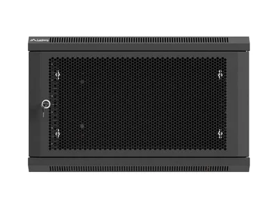 Lanberg rack cabinet 19" wall-mount 6U / 600x600 for self-assembly (flat pack), black
