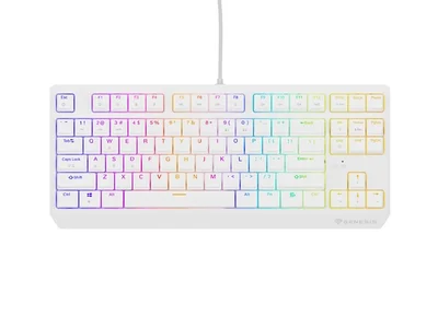 Геймърска клавиатура Genesis Thor 230 TKL RGB Outemu Brown Hot Swap Бяла