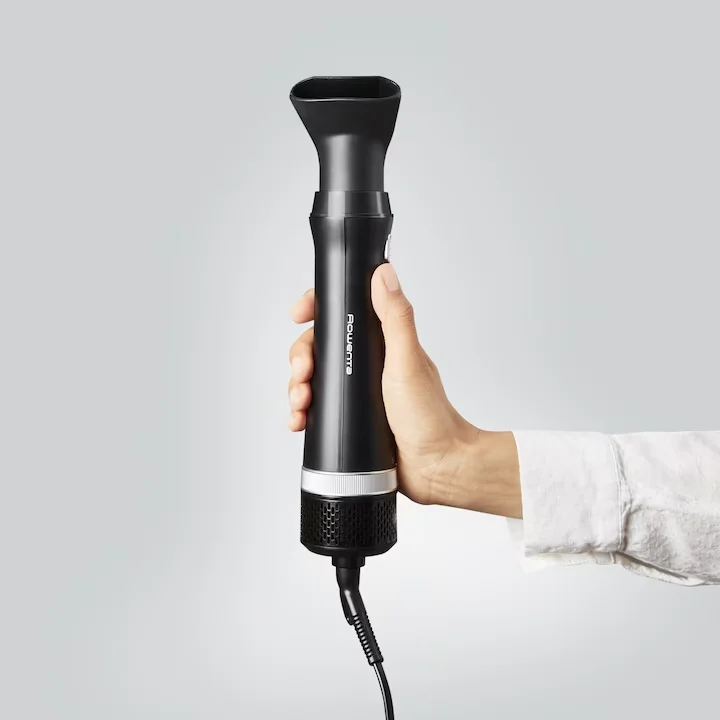 Електрическа четка за коса Rowenta CF6320F0 Express Style, 900W, керамично покритие, 3 приставки, йонизираща функция, черен
