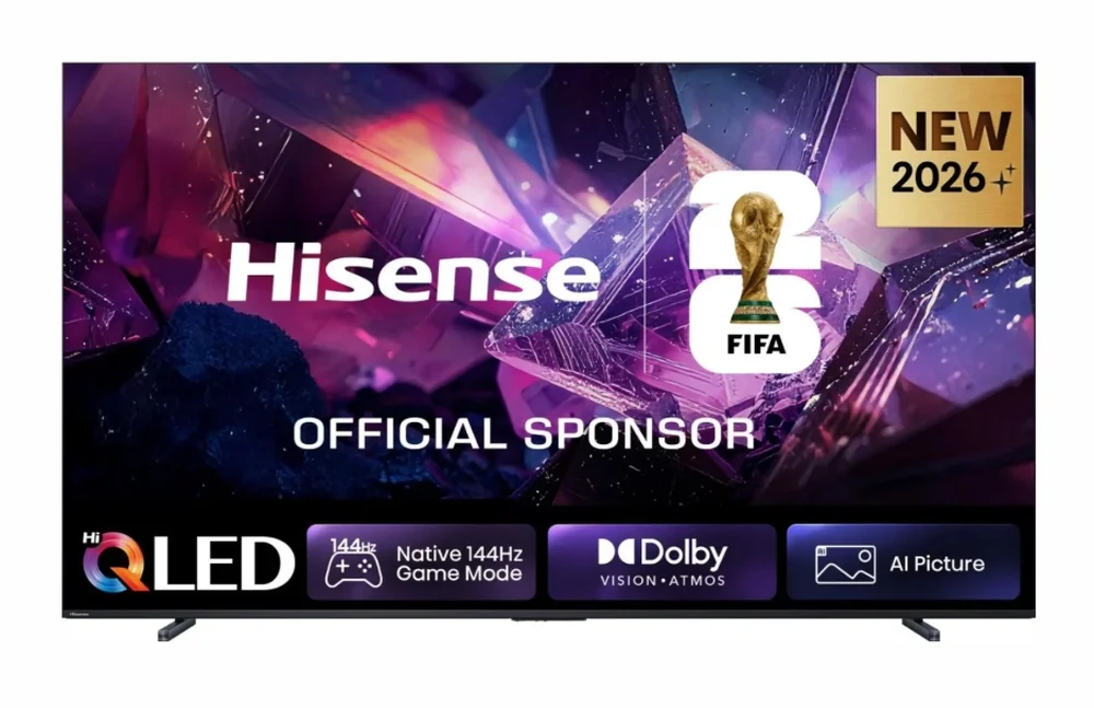 Hisense, 100''  E7S PRO,QLED Smart, FALD, 144Hz, 5000:1,Quantum Dot, Dolby vision ,Vidaa, ADS, Black