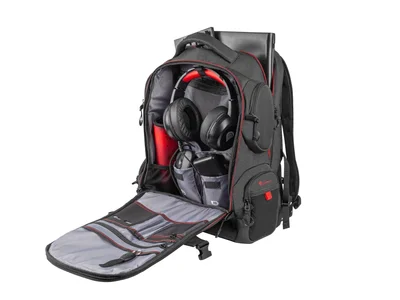 Раница за лаптоп Genesis Pallad 550 Black/Red 15,6"/17,3"
