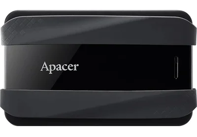 Apacer AC533, 4TB 2.5" SATA HDD USB 3.2 Portable Hard Drive Plastic / Rubber Jet black