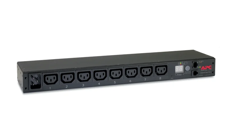 APC RACK PDU, METERED, 1U, 16A, 208/230V, (8) C13