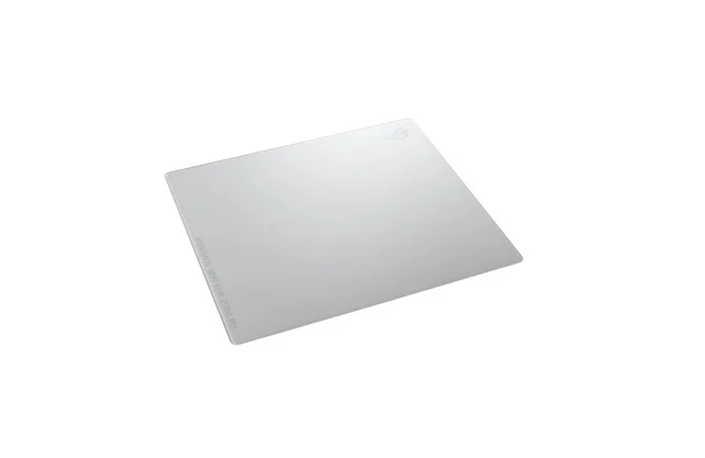 Геймърска подложка за мишка ASUS ROG Moonstone Ace L White, силикон и закалено стъкло, 540 x 440 x 25 mm