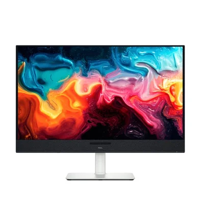 Монитор Dell S3225QC 32" 4K QD-OLED, 120Hz, FreeSync, 0.03ms, 99% DCI-P3, 1000 cd/m2, 1 500 000:1, USB хъб, Вградени говорители, Черен/Сребрист
