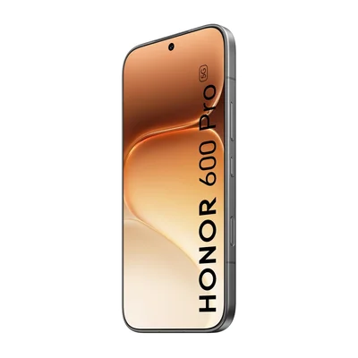 Смартфон HONOR 600 Pro 6.57" 120Hz AMOLED, Snapdragon 8 Elite, 12GB RAM, 512GB, 200+50+12MP/50MP, 6400mAh, Android 16, черен