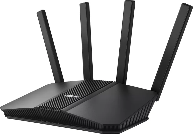 Рутер ASUS RT-BE58U V2 BE3600 двулентов, четириядрен 2.0GHz, 1GB RAM, 2.5G порт, Wi-Fi 7, черен