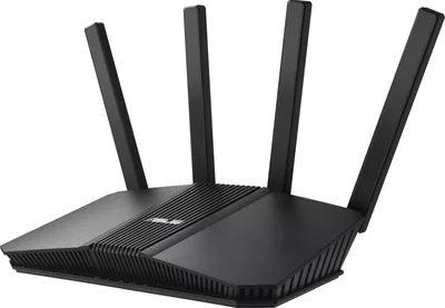 Рутер ASUS RT-BE58U V2 BE3600 двулентов, четириядрен 2.0GHz, 1GB RAM, 2.5G порт, Wi-Fi 7, черен