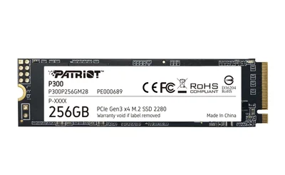 SSD диск Patriot P300 256GB M.2 (2280) PCIe Gen 3 x4 NVMe 1.3