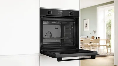 Bosch HBG237BB4, SER6, Oven A+, ecoClean back+Hydro, 8 HM, AutoPilot 10, SoftClose&SoftOpen, Air Fry tray, black