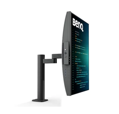 BenQ RD280UA, 28” 4K+ BenQ Programming Monitor with MoonHalo and Flexible Arm, 28.2W LED MONITOR RD280UA METALLIC GREY