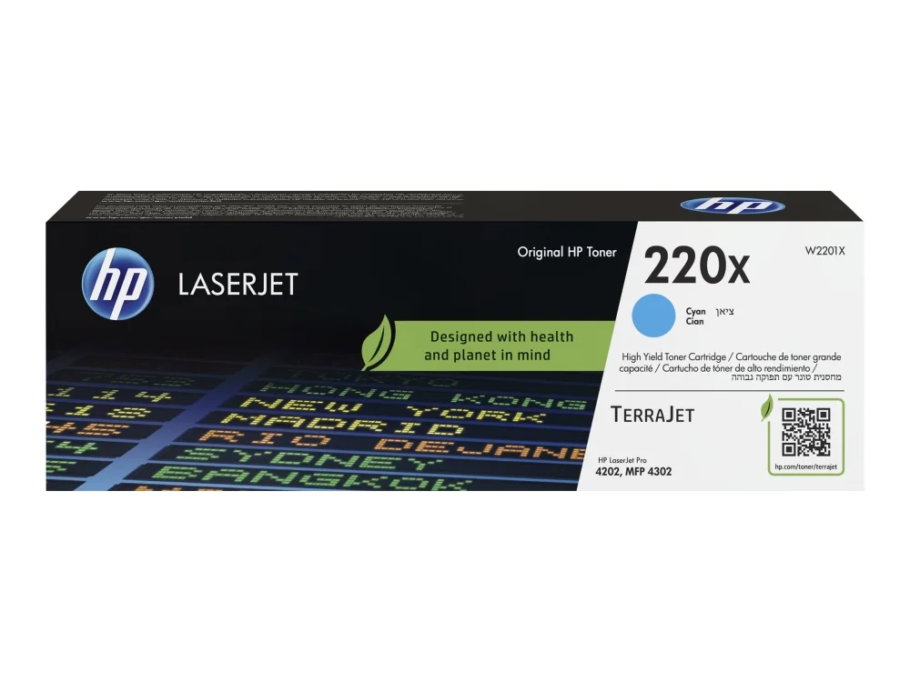Тонер касета HP 220X W2201X Cyan свръхвисок капацитет