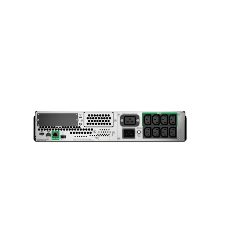 APC Smart-UPS 2200VA LCD RM 2U 230V with SmartConnect + Back-UPS 500VA 8 schuko outlets